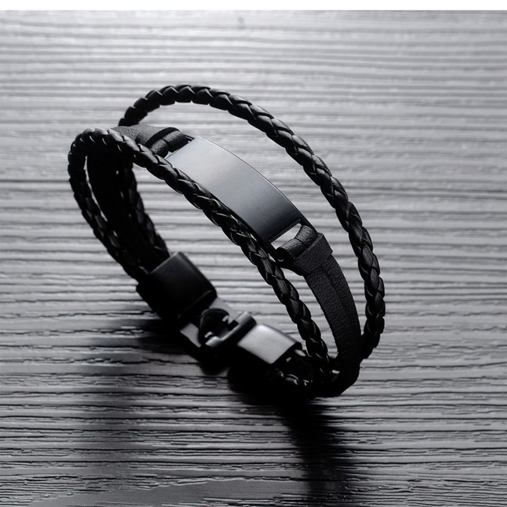 men black bracelet - Picture 5 of 5